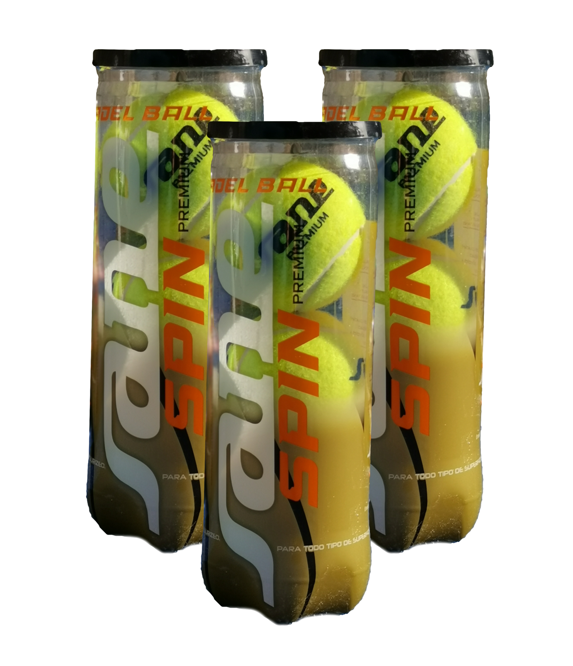Spin Premium balls tube - 3 tubes pack