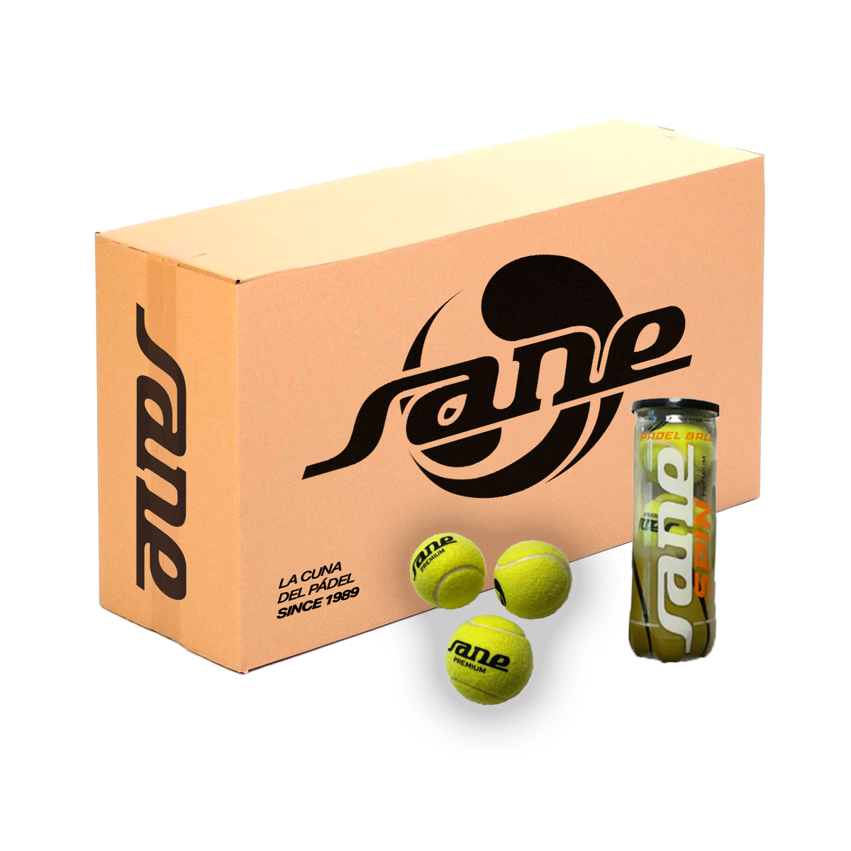 SPIN Premium balls tube - 24 tube pack