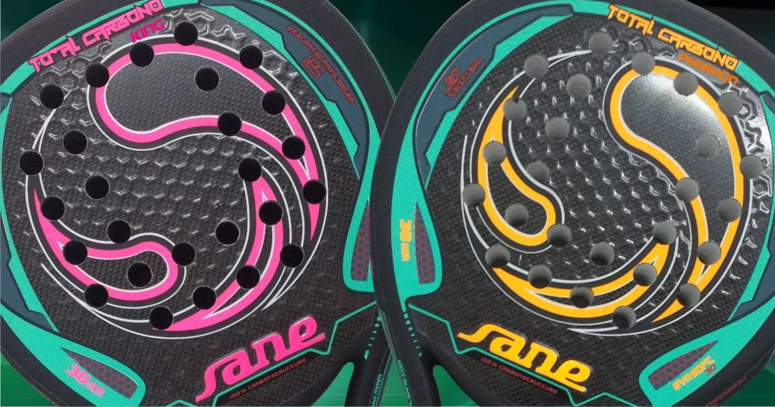 NUEVA LÍNEA DE PALAS SANE 2017 TOTAL CARBONO Y TOTAL FIBER