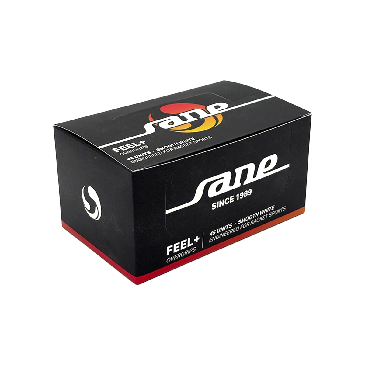 FEEL+ Overgrips White Smooth - x45 uds