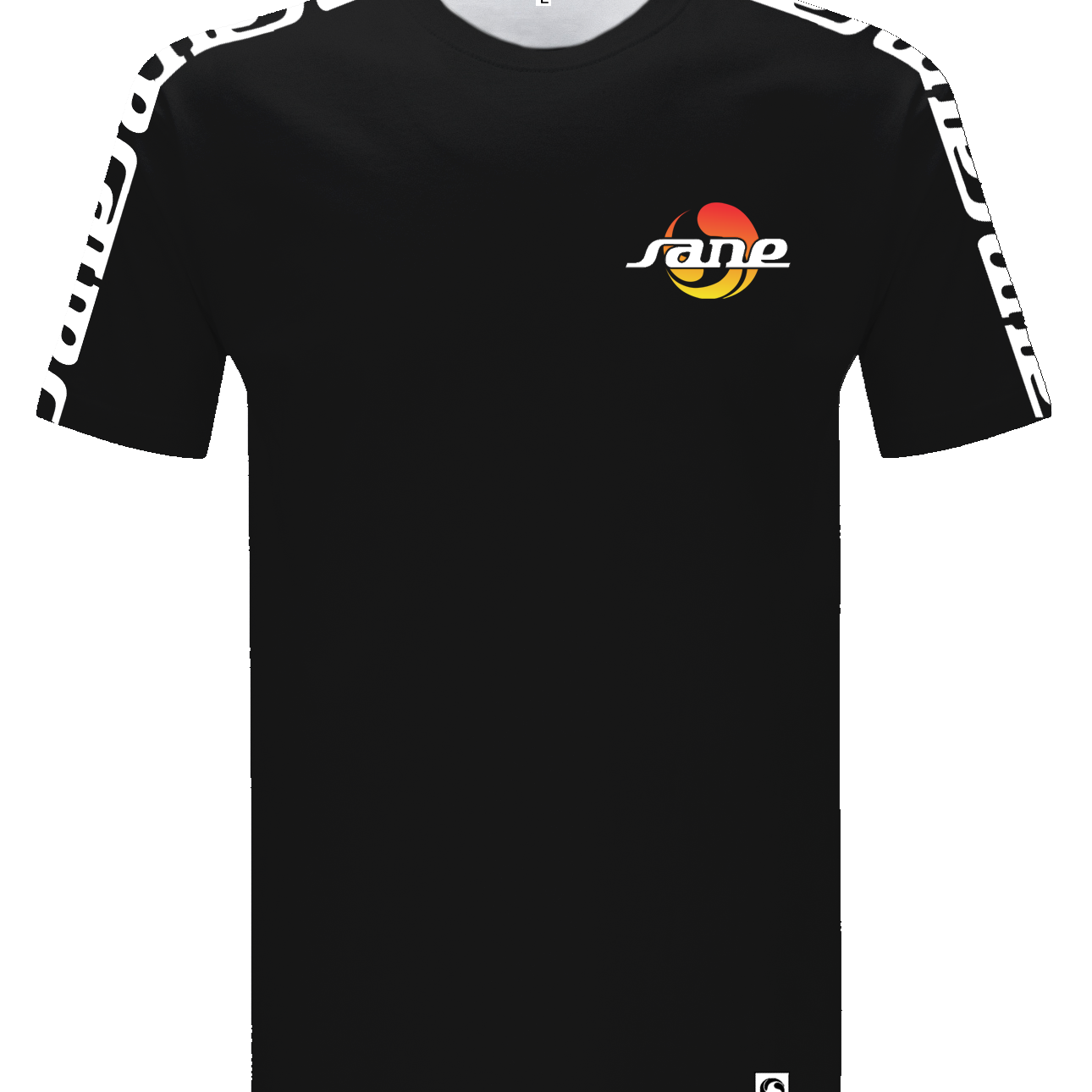 Maglietta nera del giocatore