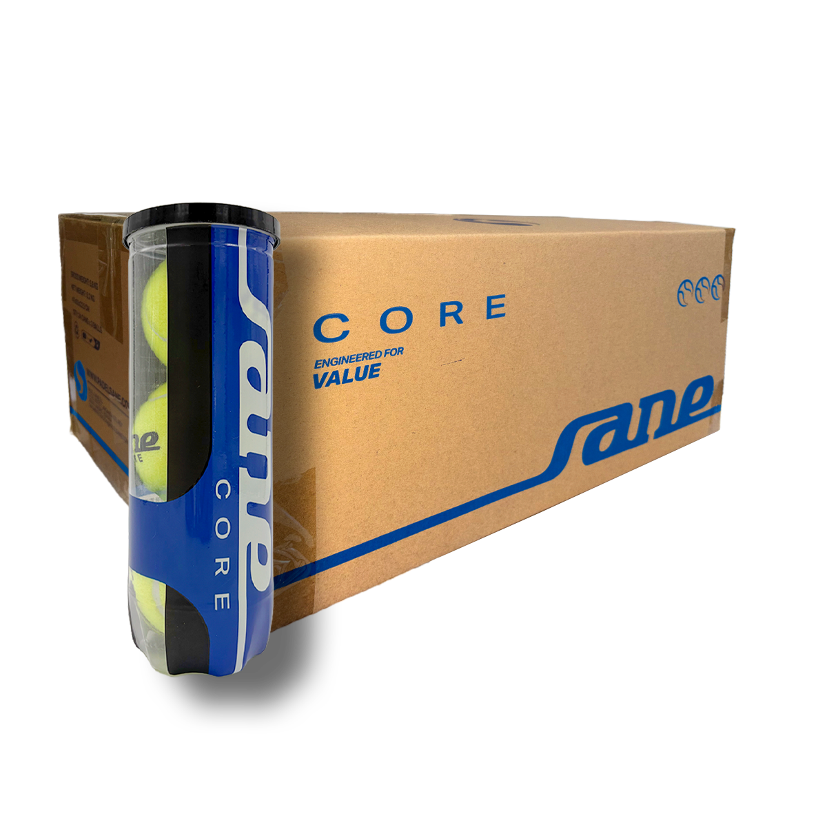 SANE Core Balls x3 - Cajón de 24 tubos – sanepadel
